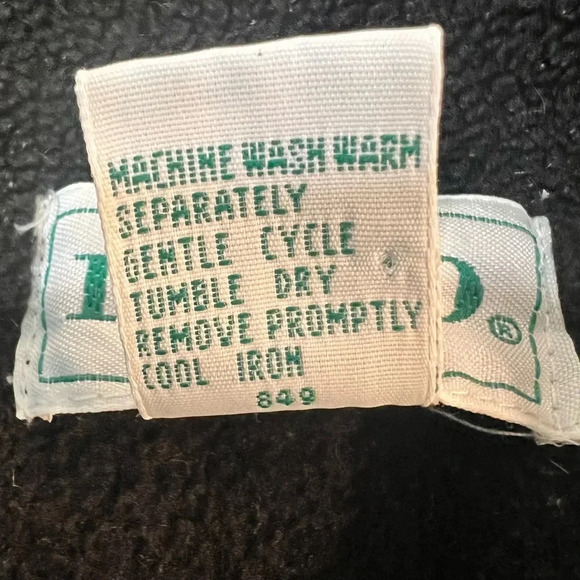 Vintage IZOD Mens Thermal 1/4 Zip. Black. Size XL. - Picture 6 of 6